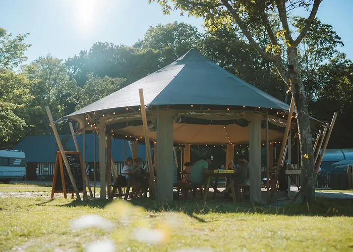 Campingplatz Huttopia Calvados - Normandie Moyaux (Calvados)